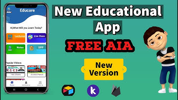 How to Create Educational App in Kodular || Dynamic Pdf book app|| Free AIA file