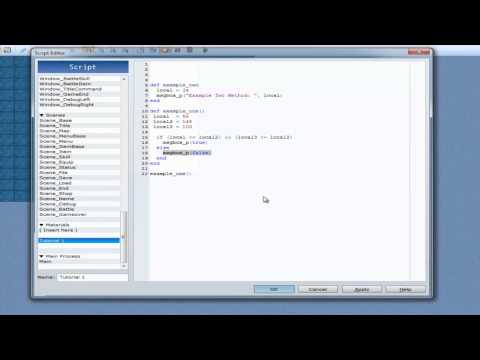 RGSS3 Scripting Tutorials ~ Tutorial 5 - Boolean Operators
