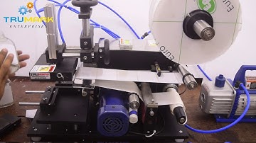 Semi Automatic Labeling Machine - For Flat/Oval Bottles