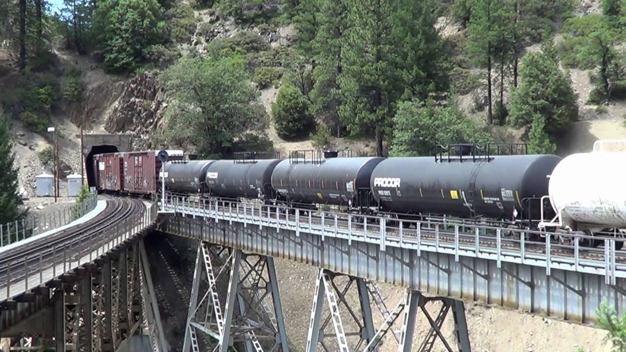 BNSF HBARVAW318A at Keddie & Crescent Mills, CA 61916 YouTube