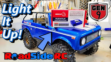 How to add the Redcat 16 LED light kit to the Redcat Gen 9 RC crawler