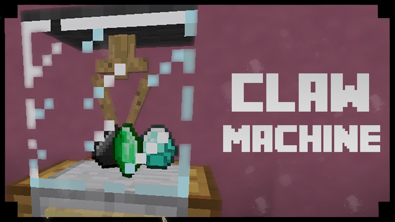 Claw machine by JotBot  Minecraft Build Tutorial