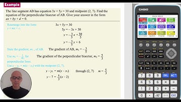 Equations of Perpendicular Bisectors