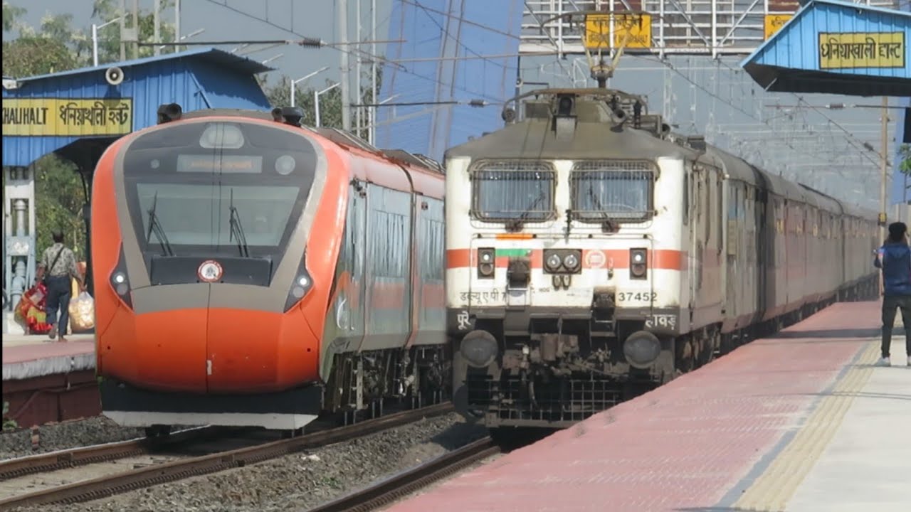 Rapid Acceleration of Various Trains | VANDE BHARAT+WAP-4+WAP-5+WAP-7+MEMU+EMU | Indian Railways