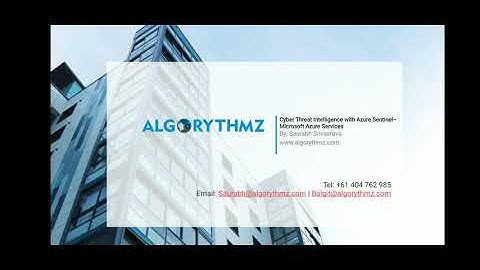 Cyber Threat Intelligence with Azure Sentinel