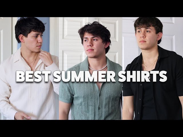 The Only 5 Shirts You Need This Summer 2023 - Youtube