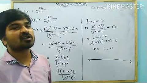 Maxima and minima (part-4)