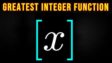Greatest Integer Function With Limits & Graphs