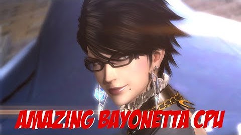 Amazing Bayonetta CPU level 9 in a 1v3 !