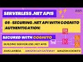 05  securing net api with amazon cognito  authentication  aws lambda  amazon api gateway