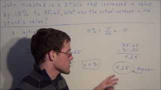 Percent Word Problem - SAT Math