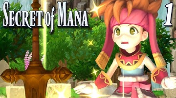 Secret of Mana Remake PC STEAM Part 1 SWORD OF MANA ~ Gameplay Walkthrough