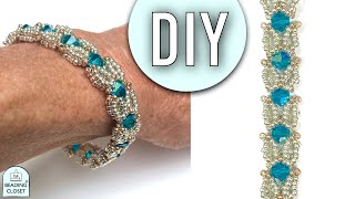 Stacking Tulips Beaded Bracelet Tutorial