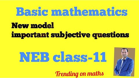 #neb #maths some important question/set of class 11 (mathematics)