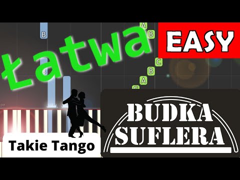 🎹 Takie Tango (Budka Suflera) - Piano Tutorial (łatwa wersja) 🎵 NUTY W OPISIE 🎼