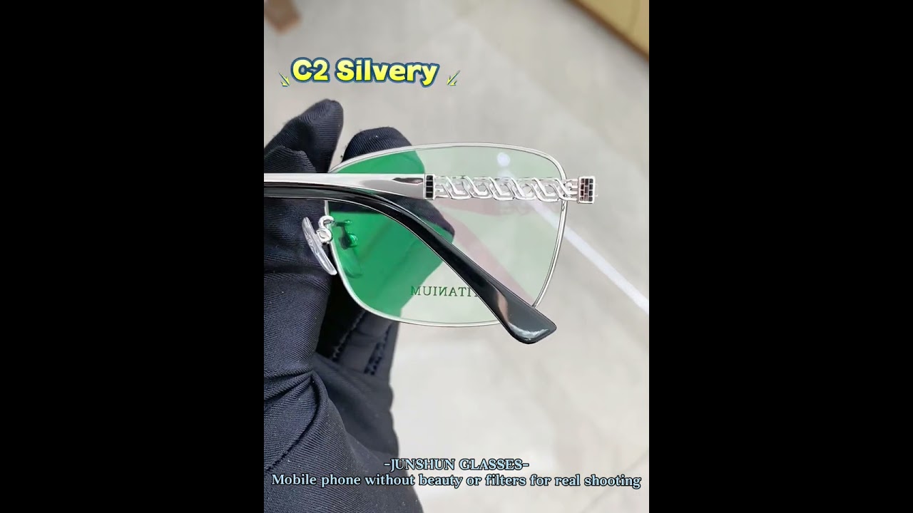 luxury titanium glasses boast clean styling with retro flair