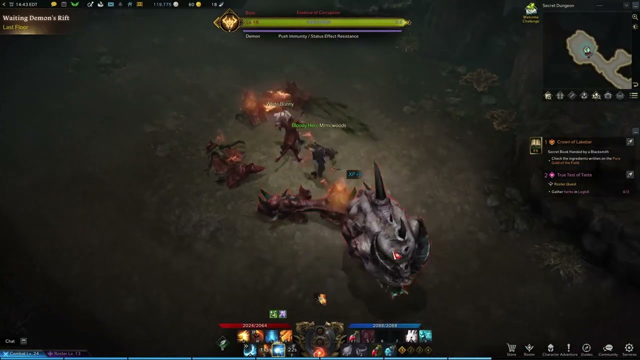 Secret Dungeon Waiting Demon's Rift