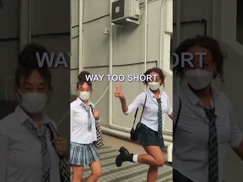 BECOMING A JAPANESE SCHOOLGIRL FOR 24H (like for pt. 2) #shorts