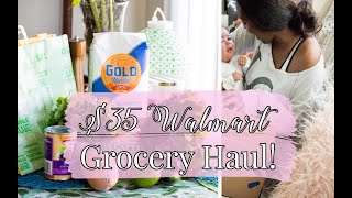 $35  Grocery Haul | Walmart Grocery Experience