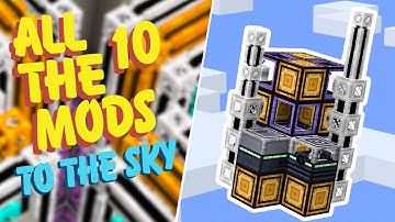 All The Mods 10 To The Sky EP8 No More Cables MESS!!! Wireless AE2 with Extended AE