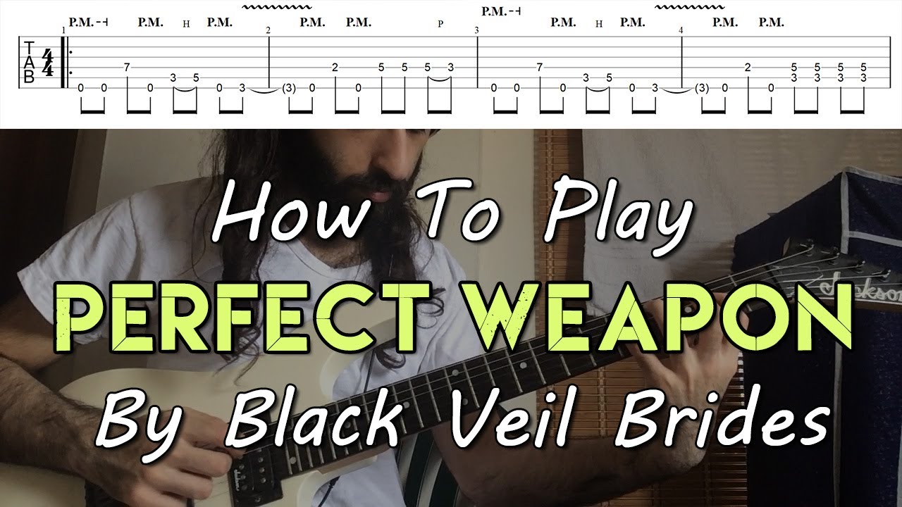 How To Play "Perfect Weapon" By Black Veil Brides (Full Song Tutorial