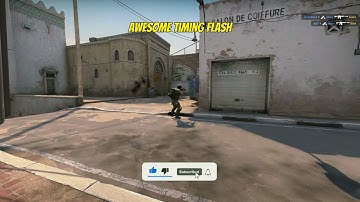 [CSGO] AWESOME TIMING FLASH ON DUST 2