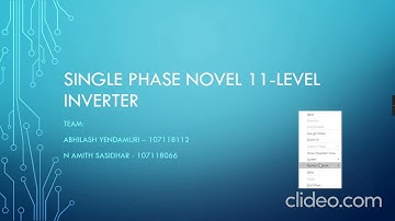 Novel Eleven Level Inverter