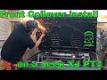 Front coil overs on a Jeep Xj