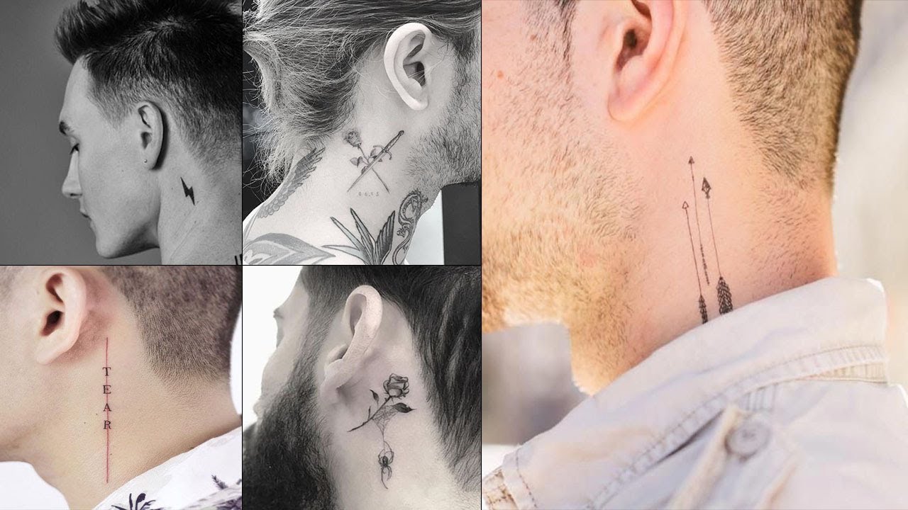 Meaningful Cute Small Side Neck Tattoo - Temu