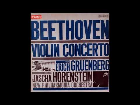 Beethoven "Violin Concerto" Erich Gruenberg/Jascha Horenstein