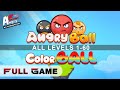 Angry ball color ball  full game all levels 160  gameplay walkthrough