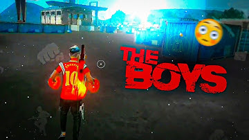 THE BOYZ - FREE FIRE EDITED MONTAGE | FREE FIRE STATUS | FREE FIRE VIDEO