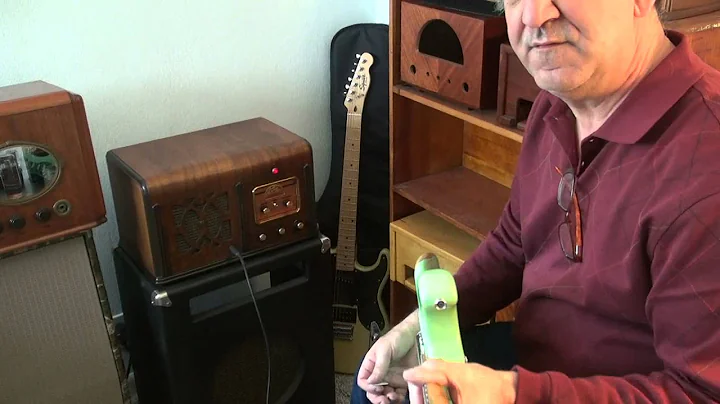 D-Lab Trans-amp Vintage Radio to 6V6 Tube Guitar amp Retro design Boutique