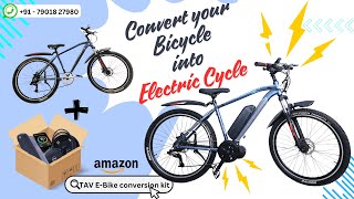 How to convert normal cycle into electric cycle.