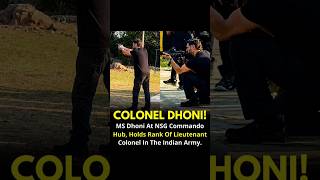 MS Dhoni's SECRET Commando Training! 🪖🔥 #MSDhoni #NSG #news #breakingnews