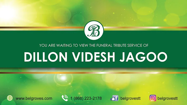 Dillon Videsh Jagoo Tribute Service