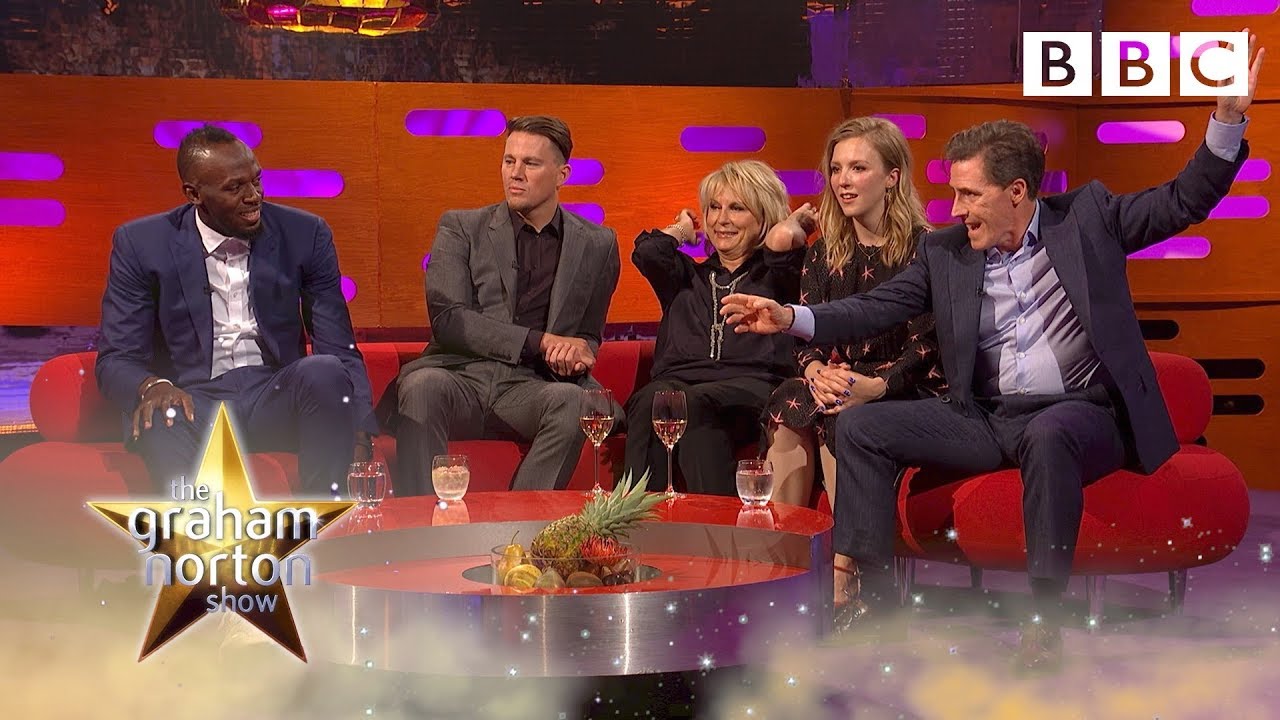 Rob Brydon and Usain bolt compare sporting achievements - BBC