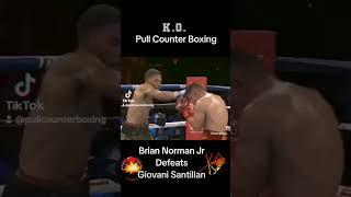Brian Normal Jr Brutally Beats Down Giovani Santillan 10rd KO