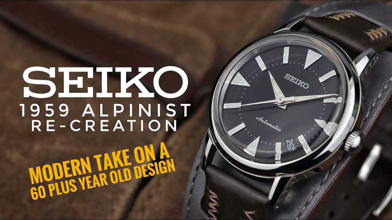 Seiko Ginza 1959 Alpinist and Presage - Hands On Look! - YouTube