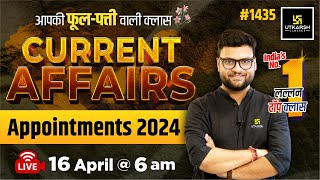 16 April 2024 Current Affairs | Current Affairs Today (1435) | Kumar Gaurav Sir