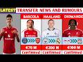 LATEST CONFIRMED TRANSFERS RUMOURS FERNANDES TO MAN UNITED BARCOLA TO ARSENAL 