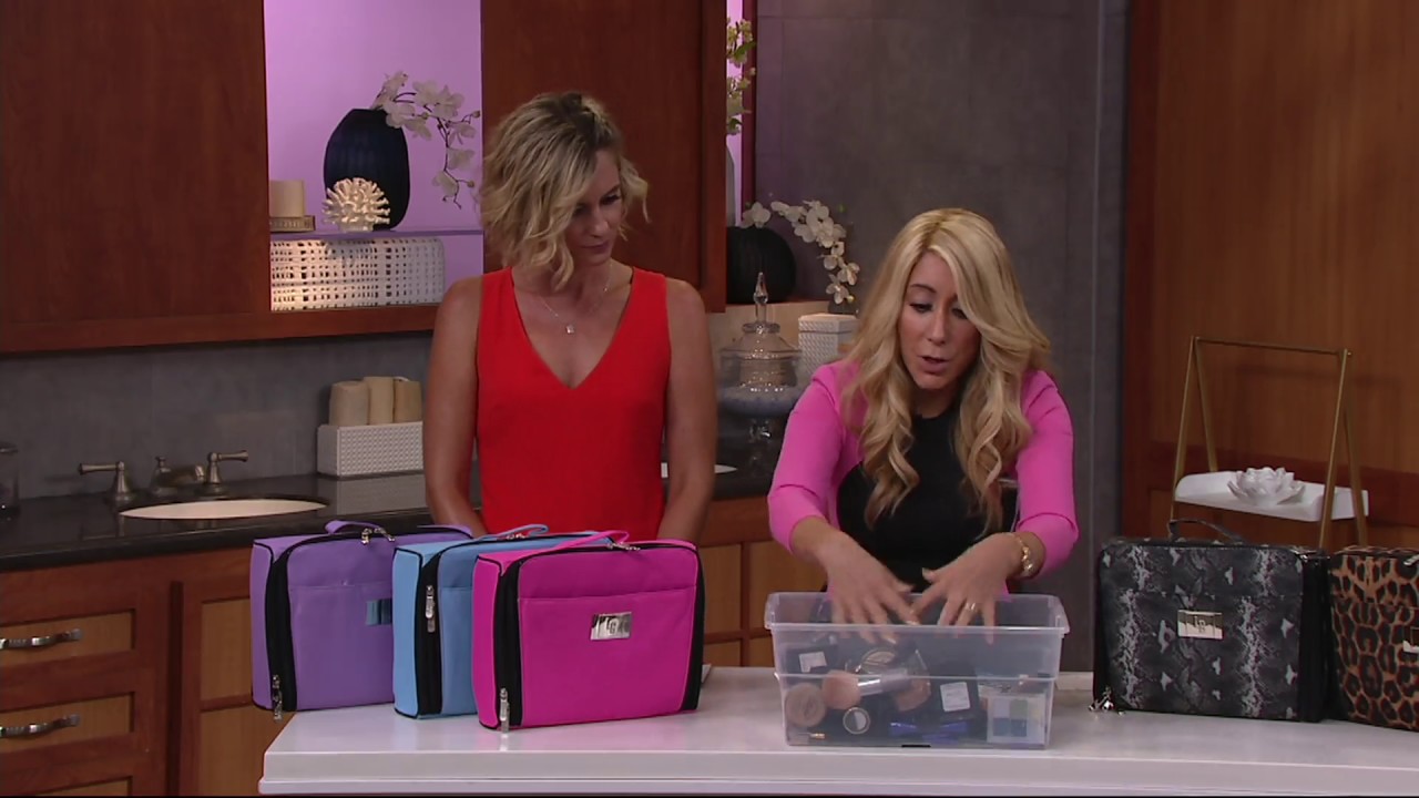 Ultimate Cosmetic Organizer Case by Lori Greiner on QVC YouTube