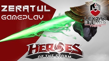Heroes of the Storm (Gameplay) - Zeratul Full Basic Attack Monster Build (HotS Quick Match)