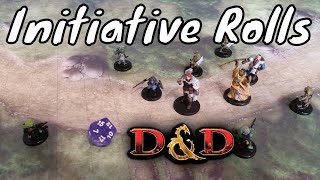 D&D (5e): Initiative Rolls