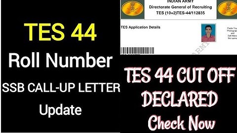 TES 44 CUT OFF DECLEARED CHECK IT HERE || TES 44 SSB CUT OFF || TES 44 PCM CUT OFF FOR SSB