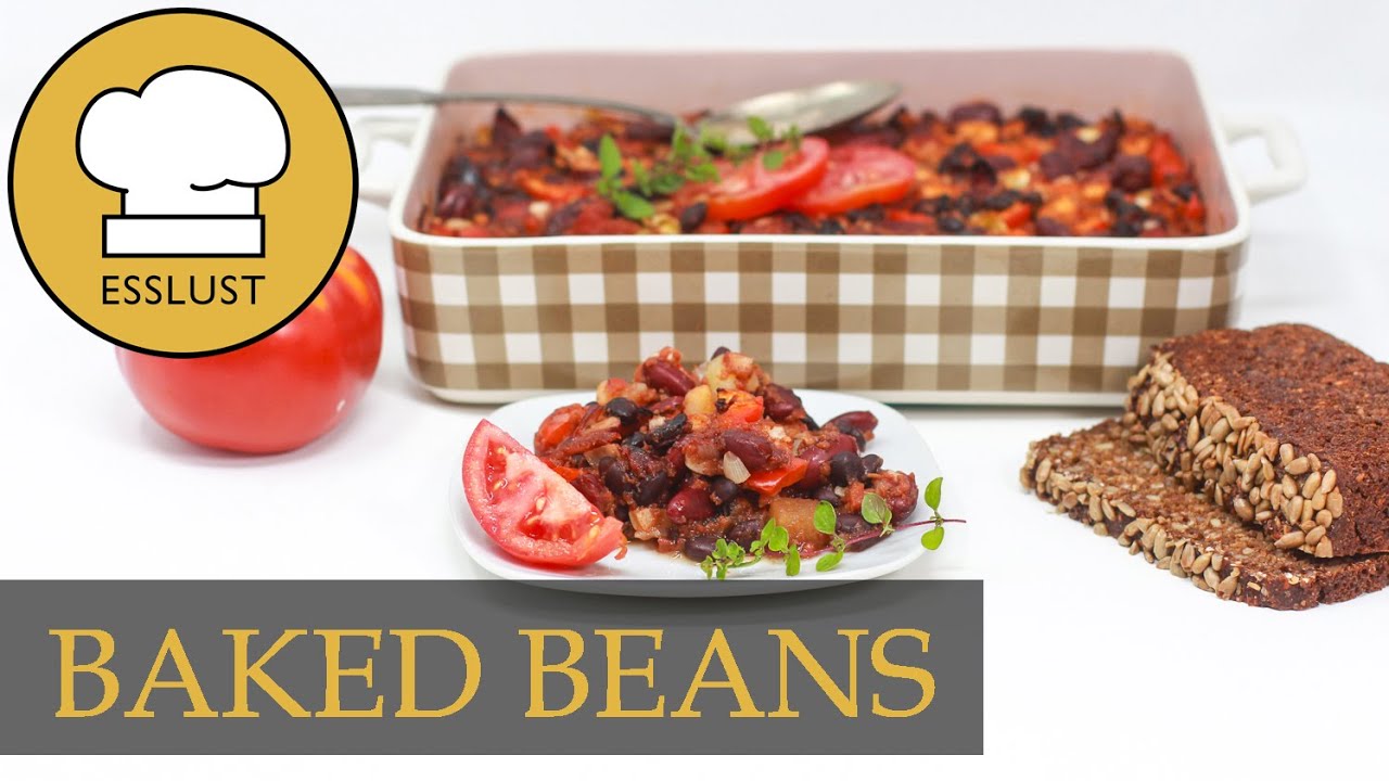 BAKED BEANS - Gebackene Bohnen, vegan und kalorienarm