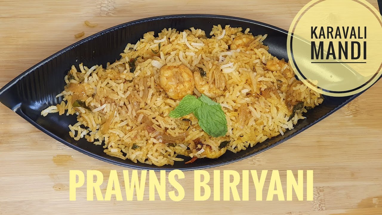 Prawns biriyani handi biriyani prawns biriyani recipe prawns