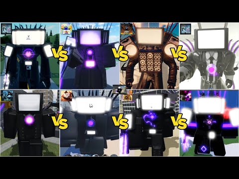Evolution Of Titan Tv Man In Different Skibidi Toilet Roblox Games