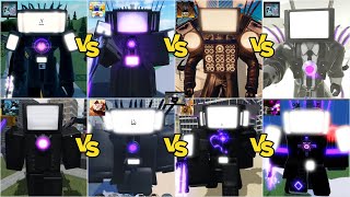 Evolution of Titan TV Man in Different SKIBIDI TOILET Roblox Games