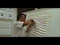 How to install 3d wall panels around outlets and light switches  talissa decor